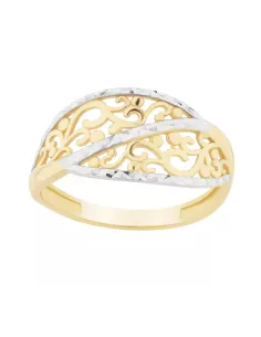 Bague 2 Or Filigrane