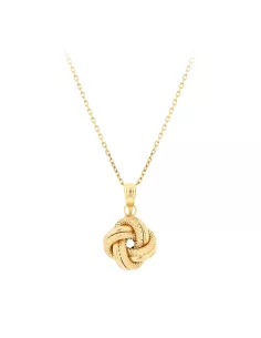Collier Pendentif Bouton D'or
