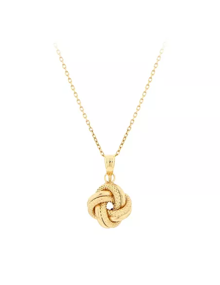 Collier Pendentif Bouton D'or