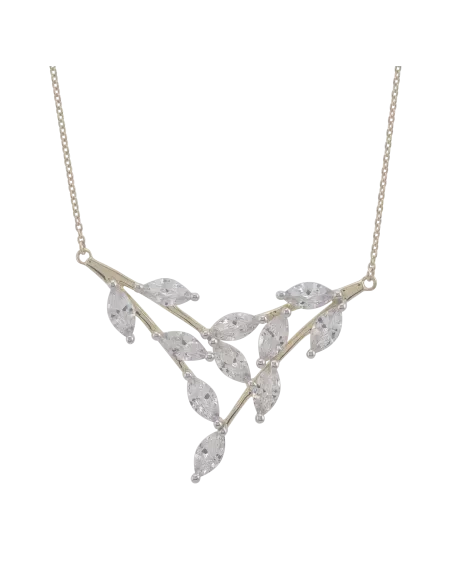 Collier En Or Feuilles