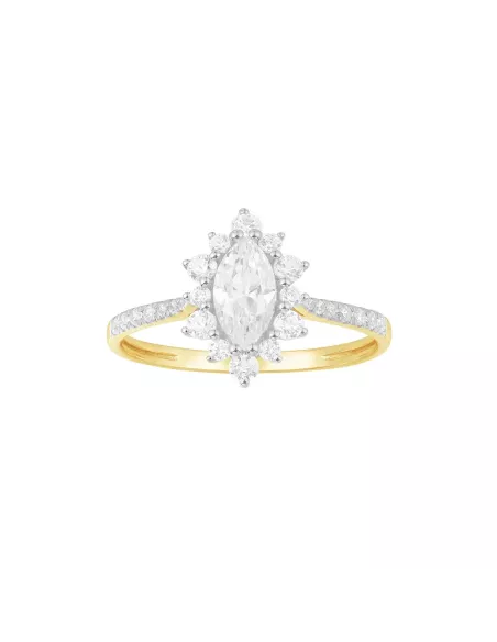 Bague Or Et Pierres