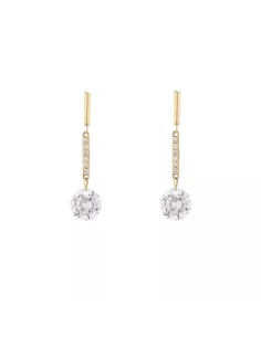 Boucles D'oreilles Pendantes Or