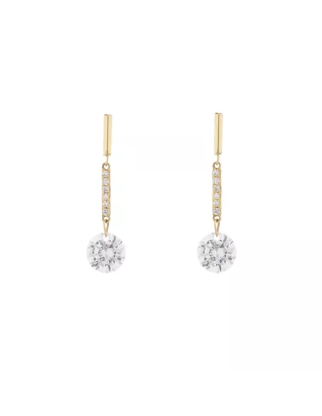 Boucles D'oreilles Pendantes Or