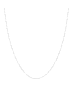 Chaine Argent Mailles Forçat 50 Cm