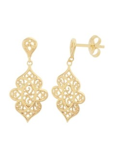 Boucles D'oreilles Tapis De Prière Or