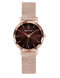 Montre Femme Pierre Lannier Multiples Bracelet Acier Doré-rose