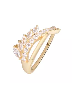 Bague Plume Oz Argent Teinté