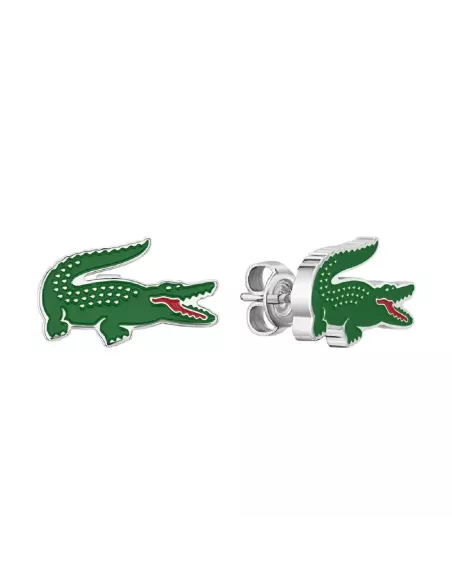 Boucles D'oreilles Homme Lacoste Anthor - Acier Vert