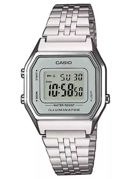 Montre Femme Casio Bracelet Acier inoxydable Argenté
