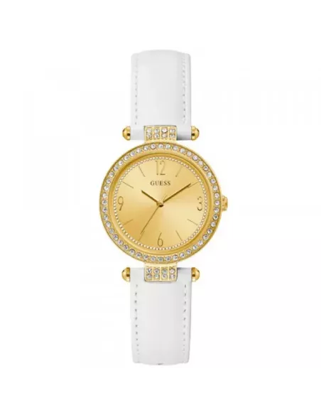 Montre Guess Terrace en Cuir Blanc