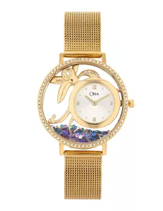 Montre Oria Fleur De Vanille Pierres Colorées