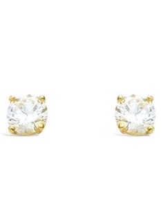 Boucles D'oreilles Plaque Or Oxydes