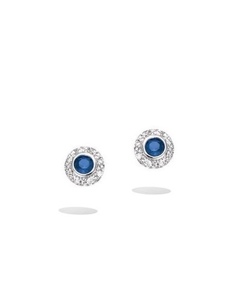 Boucles D'oreilles Argent Et Oxydes