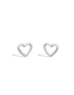 Boucles D'oreilles Argent Coeur