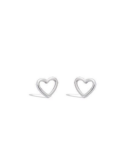Boucles D'oreilles Argent Coeur