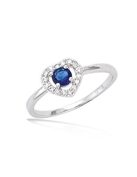 Bague Argent Coeur