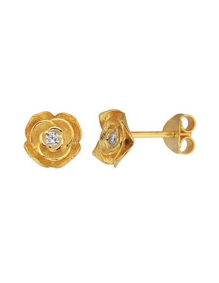 Boucles D'oreilles Argent Teinté