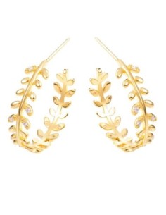 Boucles D'oreilles Argent & Oxyde