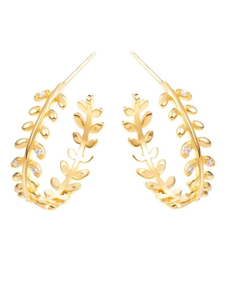 Boucles D'oreilles Argent & Oxyde