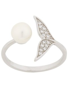 Bague Argent Et Perle D'eau Douce