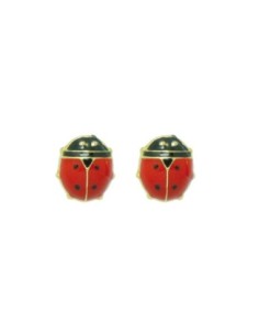 Boucles D'oreilles Or Enfant Coccinelle