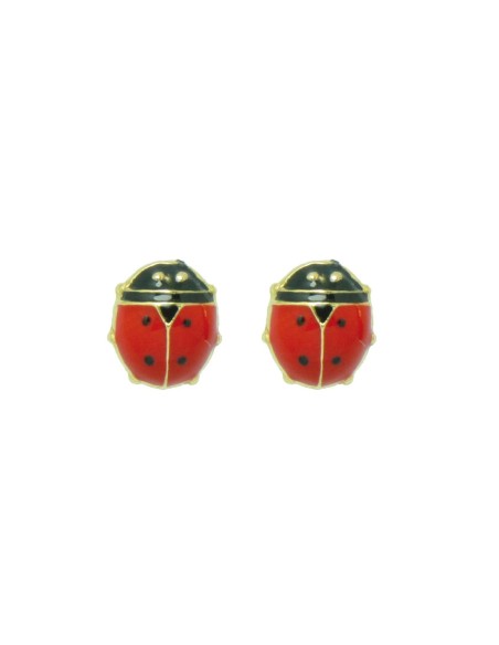 Boucles D'oreilles Or Enfant Coccinelle