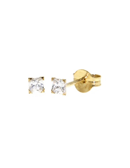 Boucles D'oreilles Or Et Oxyde