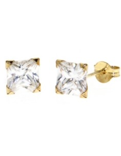 Boucles D'oreilles Or Et Oxydes