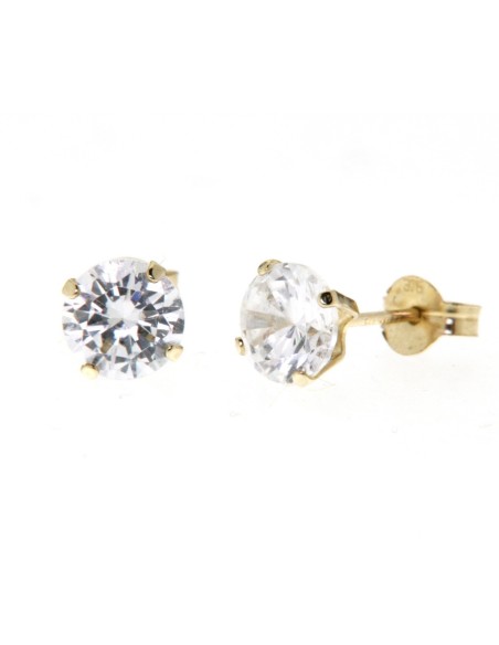 Boucles D'oreilles Or Et Oxydes