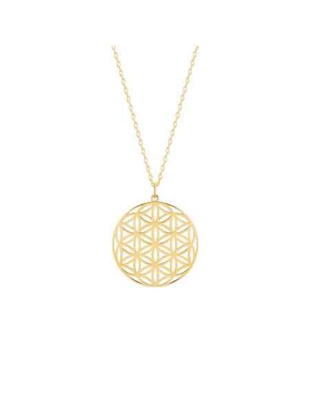 Collier Doré Fleur De Vie