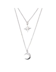 Collier Double Rang Argent