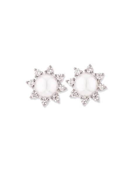 Boucles D'oreilles Argent & Perles D'eau Douce