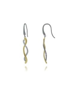 Boucles D'oreilles Argent Teinté