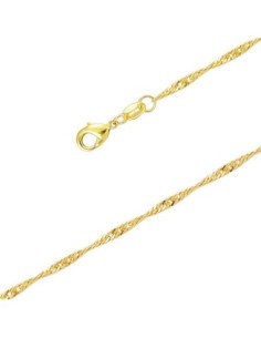 Chaine Plaqué Or Maille Singapour