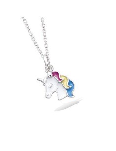 Pendentif Argent Licorne Enfant