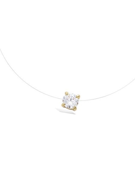 Collier Plaqué Or Et Oxyde