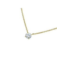 Collier Plaqué Or Et Oxyde