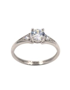 Bague Argent Et Oxyde