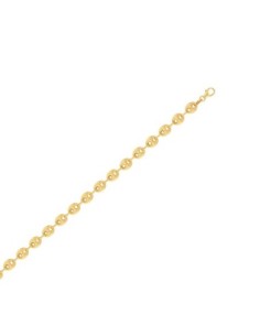 Bracelet Or Grain De Café Homme