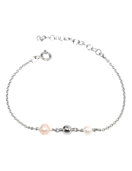 Bracelet Argent Perle D'eau Douce