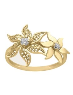 Bague Ylang-ylang Or