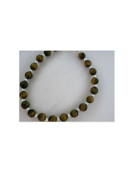 Bracelet Argent œil De Tigre