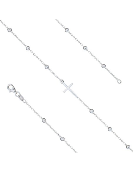 Bracelet Argent Croix