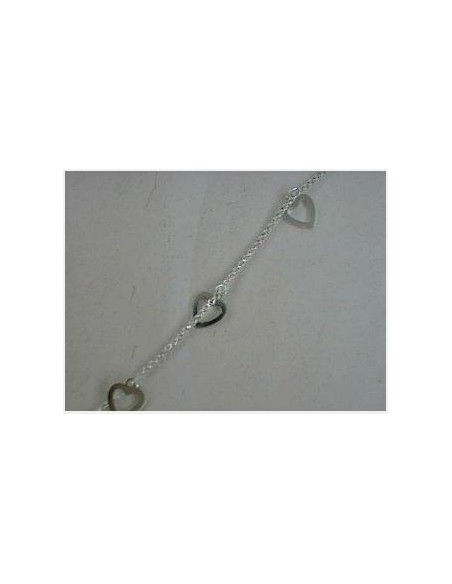 Bracelet Argent Coeur