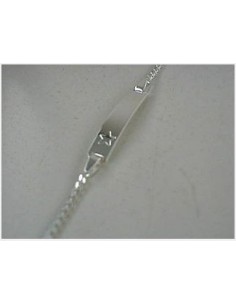 Bracelet Identité Enfant Argent