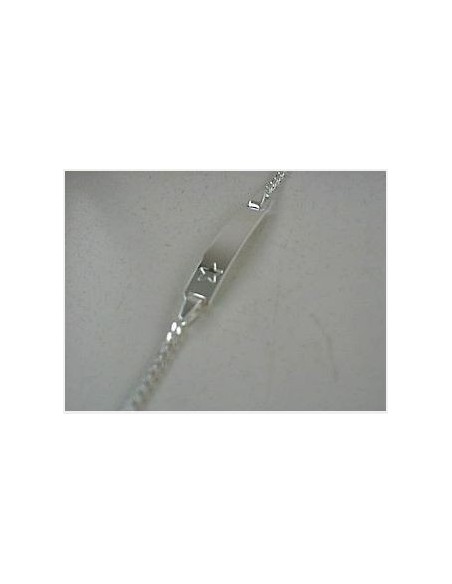Bracelet Identité Enfant Argent