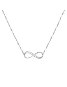 Collier Argent Infini