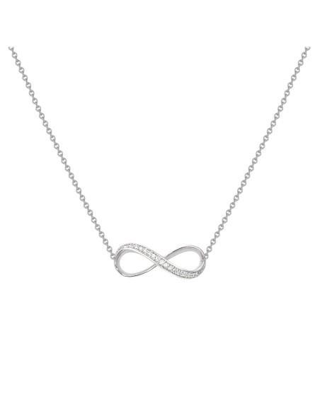 Collier Argent Infini