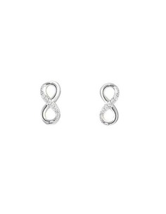 Boucles D'oreilles Infini Argent Et Oxydes