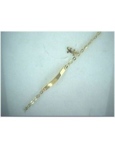 Bracelet Identité Or 375 Mil